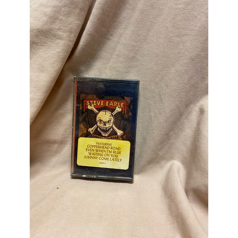 Steve Earle - Copperhead Road Cassette Tape 1988 Factory Sealed